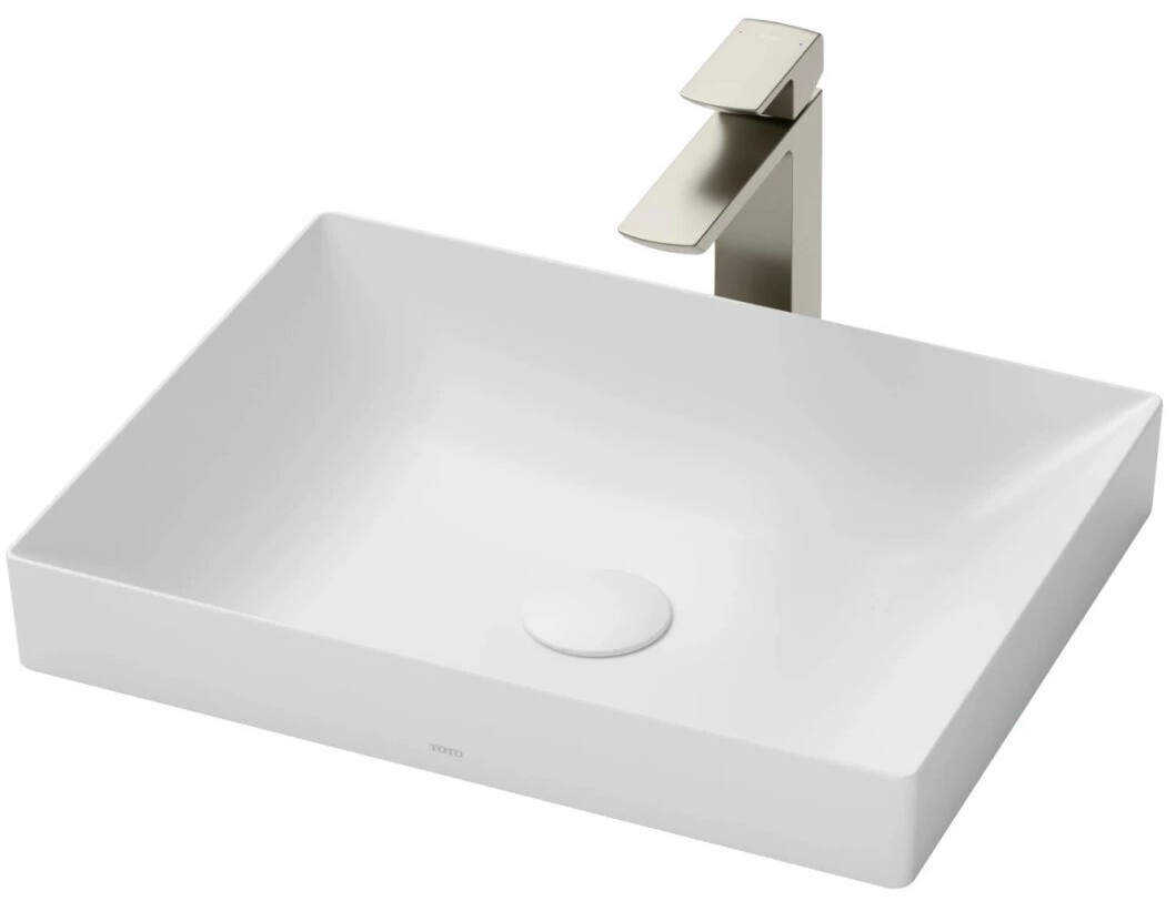 Chậu Rửa Lavabo đặt bàn màu trắng mờ TOTO LT4715G19#MW
