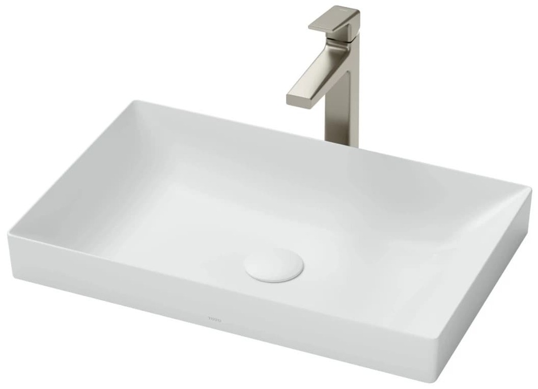 Chậu Rửa Lavabo đặt bàn màu trắng mờ TOTO LT4716G17#MW