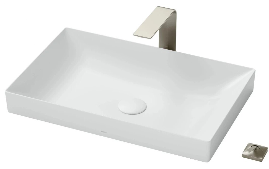 Chậu Rửa Lavabo đặt bàn màu trắng mờ TOTO LT4716G19#MW