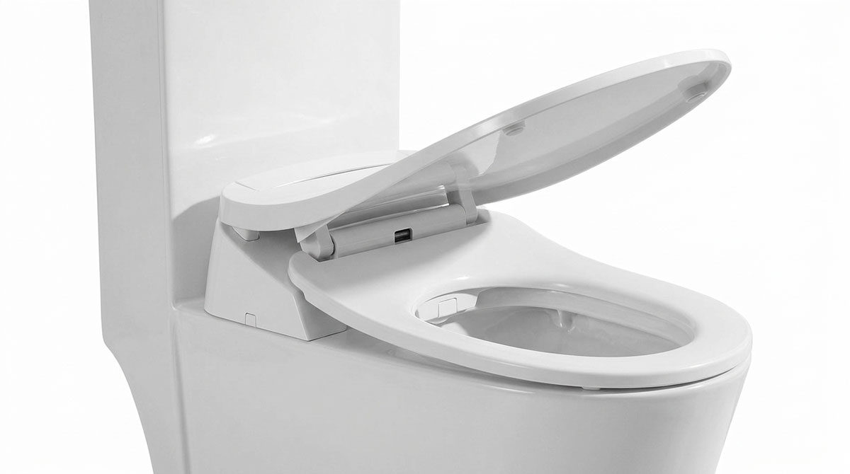 Mẫu bồn cầu 1 khối Riba RB-2637 trang bị nắp đậy chất liệu UF siêu bền