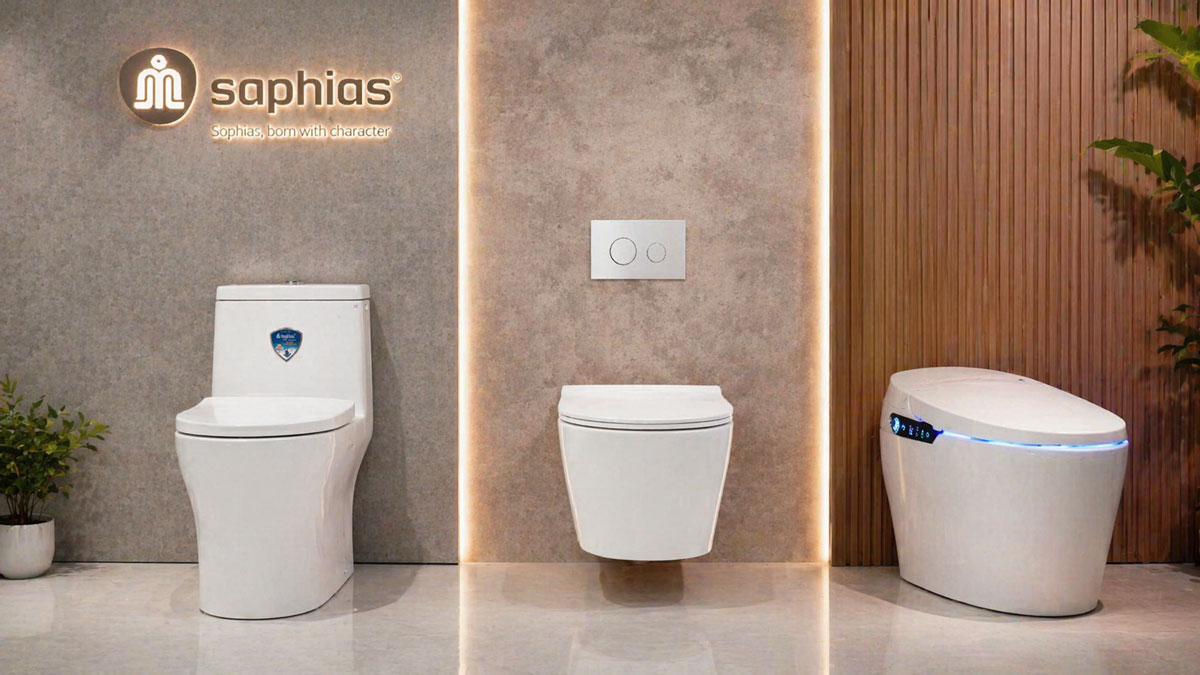 Tổng quan các dòng bồn cầu Saphias từ 1 khối đến thông minh
