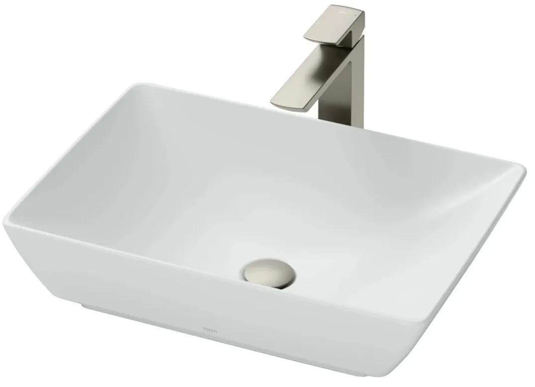 Chậu rửa mặt đặt bàn màu trắng mờ Lavabo TOTO LT1735#MW