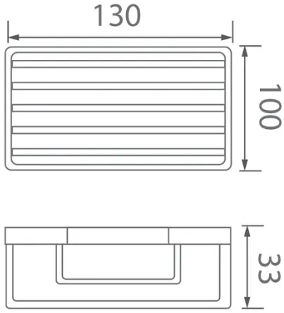 Bản vẽ giá xà phòng Techbath T1314.09