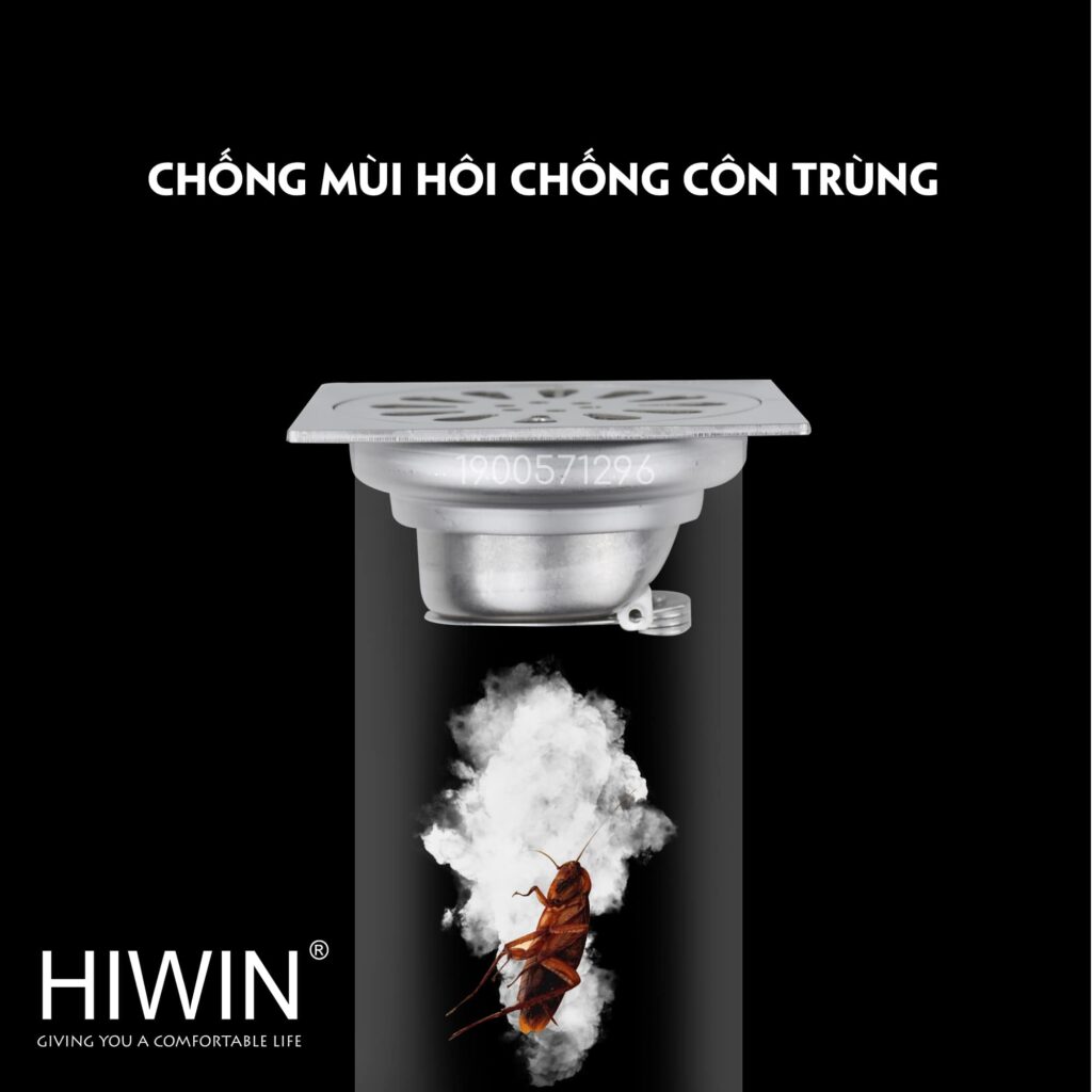 Ga thoát inox thoát nước nhanh Hiwin FD-2250