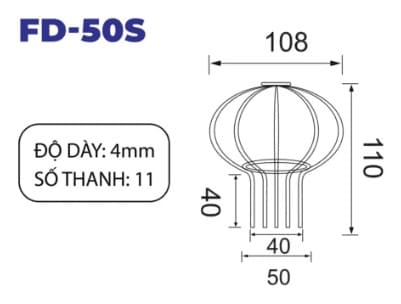 Cầu chắn rác inox dòng S phi 50 Hiwin D50S
