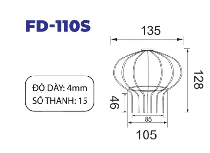 Cầu chắn rác inox dòng S phi 110 Hiwin D110S