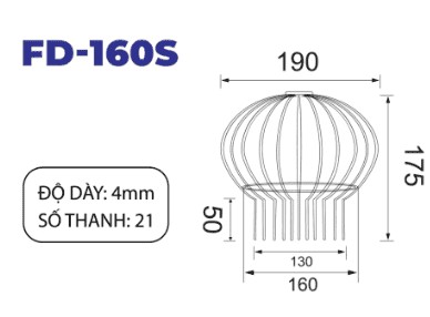 Cầu chắn rác inox dòng S phi 160 Hiwin D160S