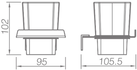 Bản vẽ kệ Techbath T1110.01