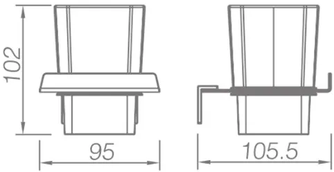 Bản vẽ kệ Techbath T1110.01
