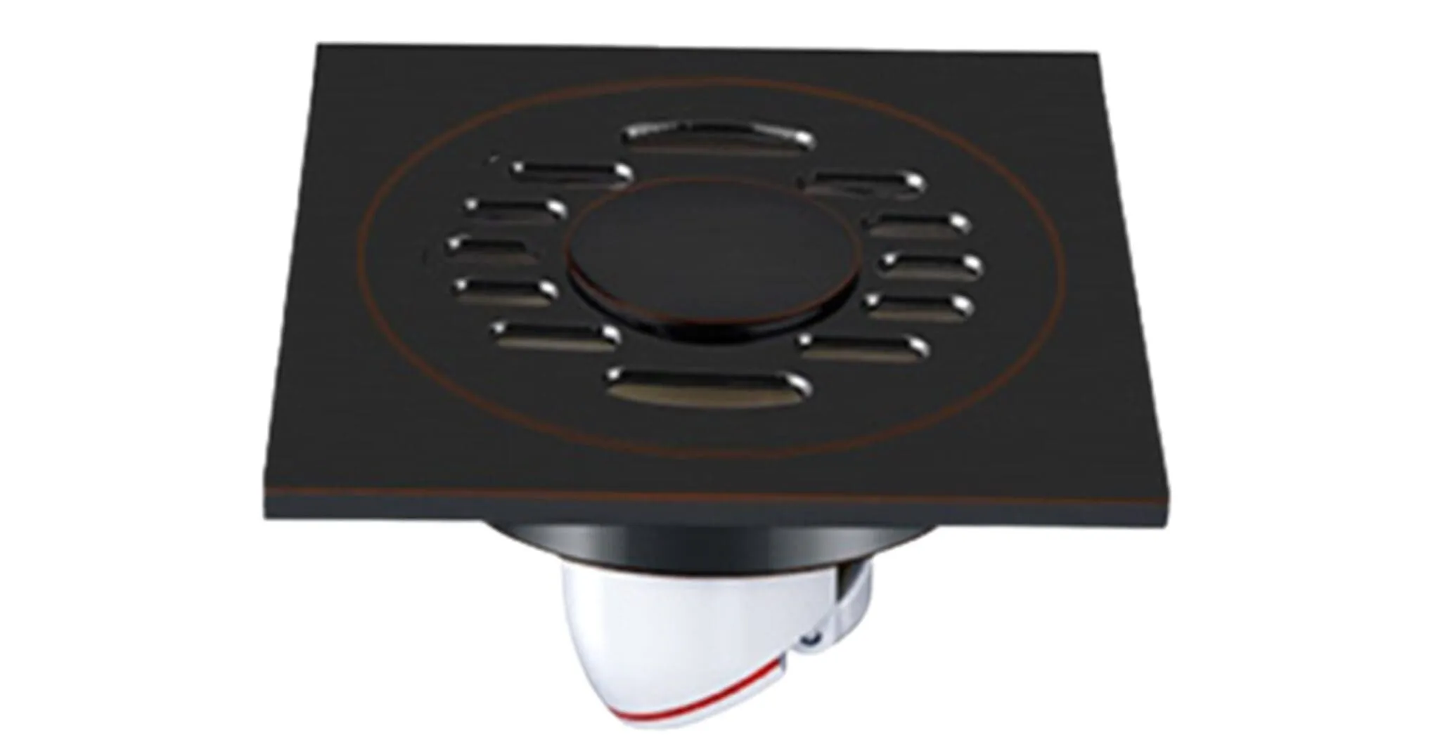Ga thoát sàn máy giặt màu đen mờ Hiwin FD-1101WB 