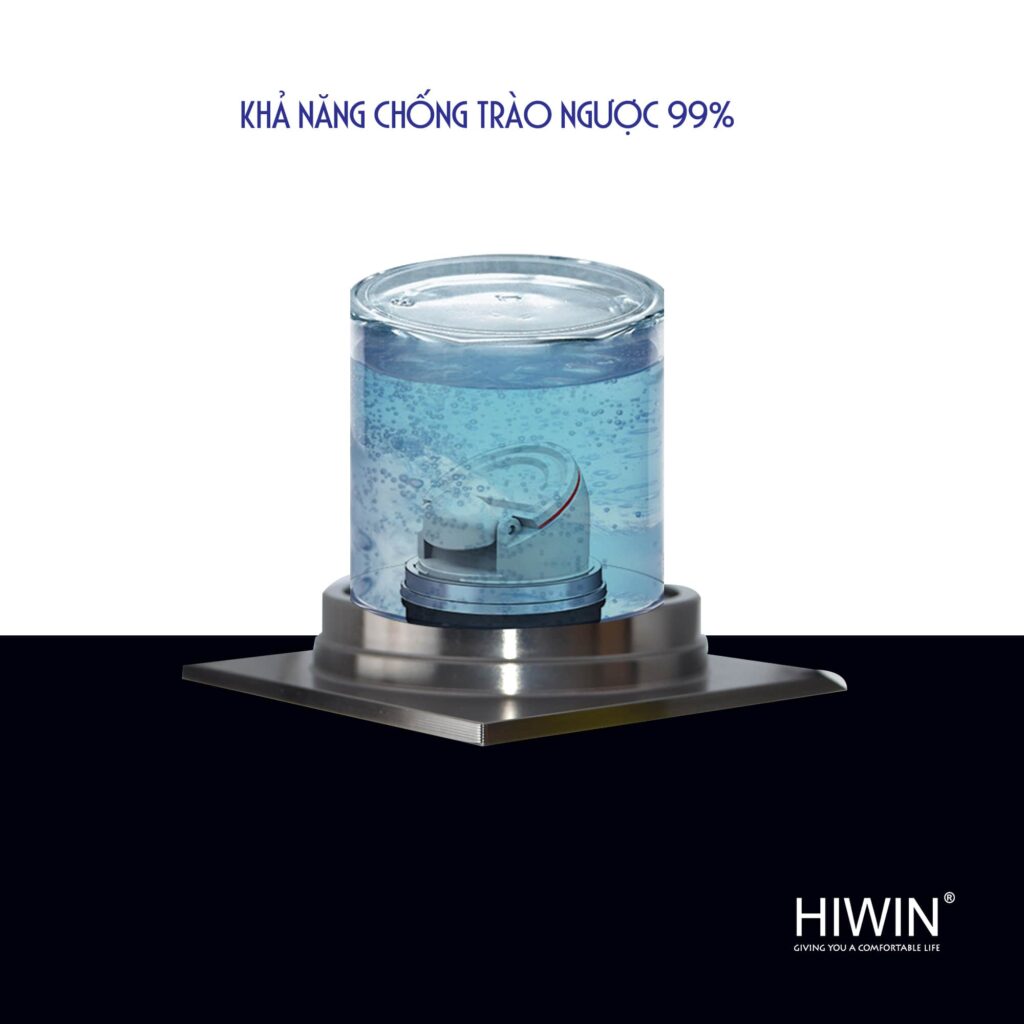Ga thoát sàn đồng mạ Hiwin FD-1508