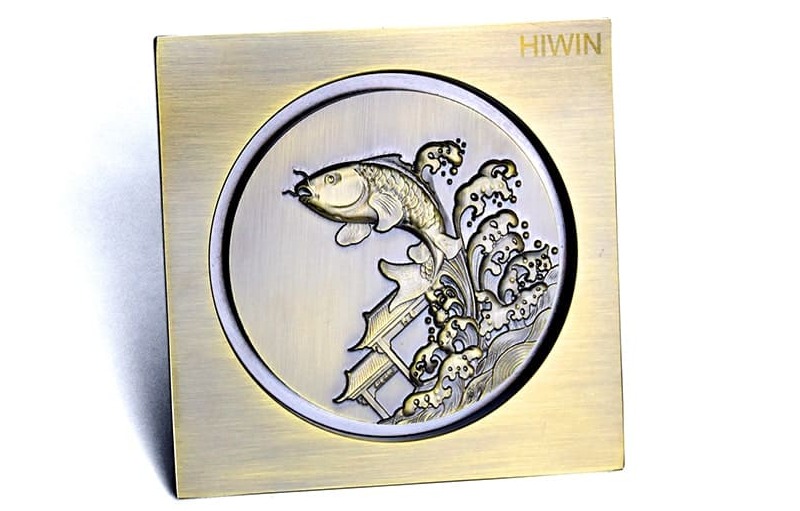 Ga thoát sàn đồng mạ Hiwin FD-1508