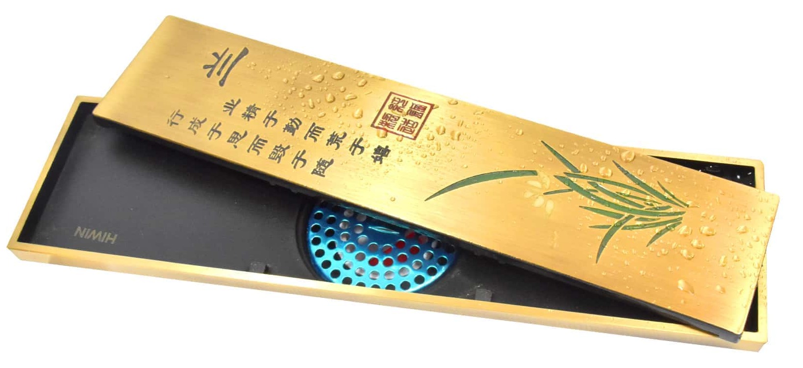 Ga thoát sàn dài phong cách giả cổ hoa lan Hiwin FD-4832