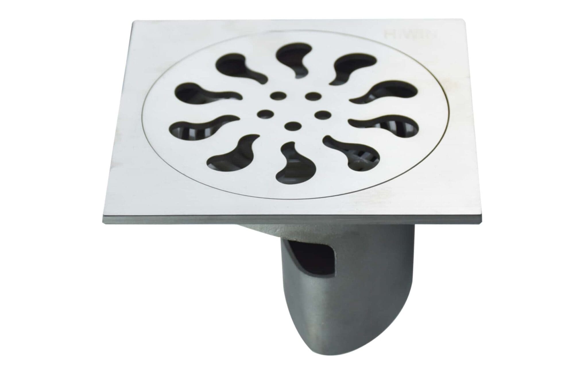 Phễu thu sàn đúc nguyên khối chất liệu inox 304 siêu bền Hiwin FD-026 