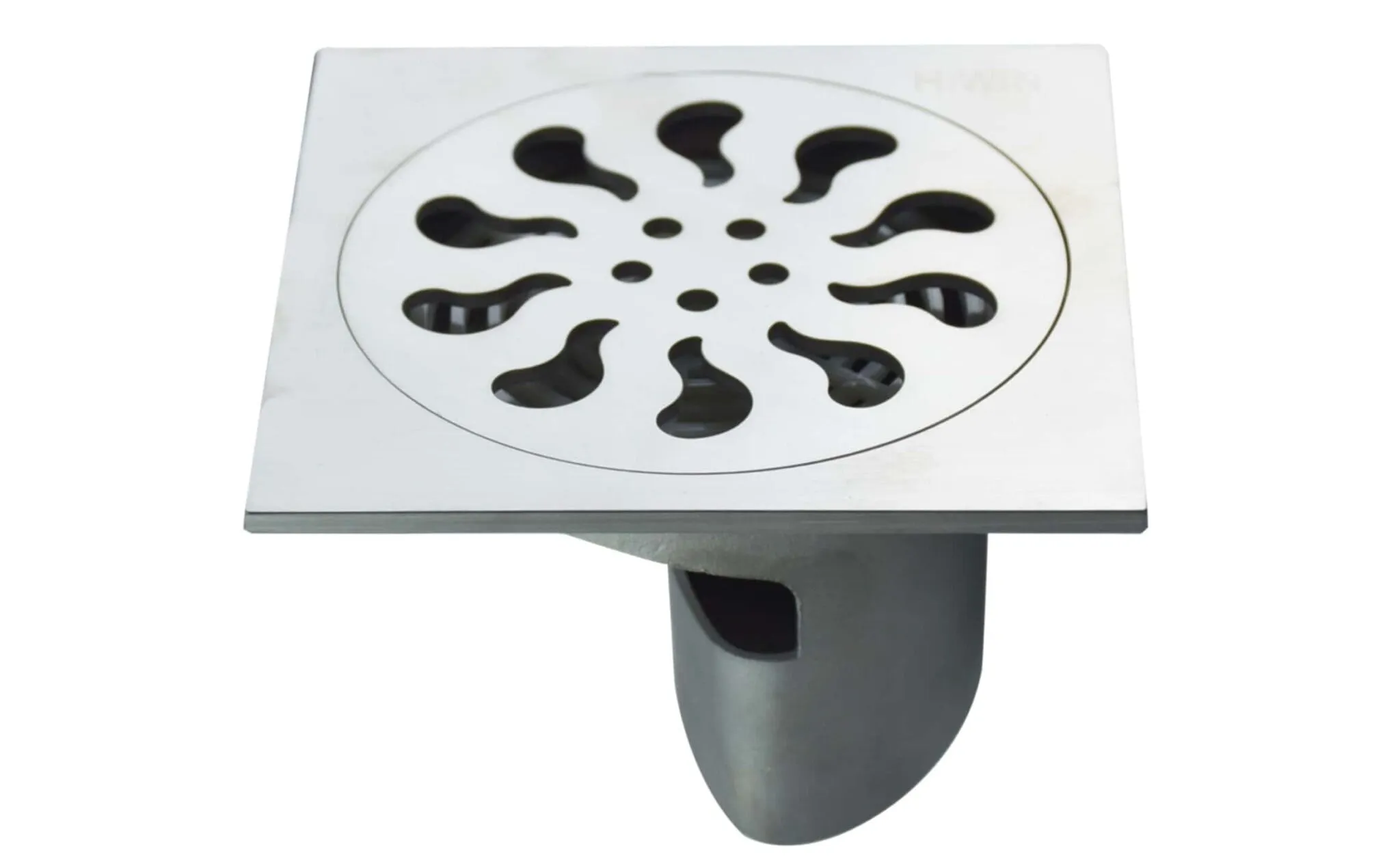 Phễu thu sàn đúc nguyên khối chất liệu inox 304 siêu bền Hiwin FD-026 