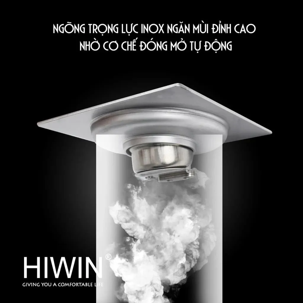 Ga thoát sàn ngăn mùi thoát nước siêu nhanh Hiwin FD-2363