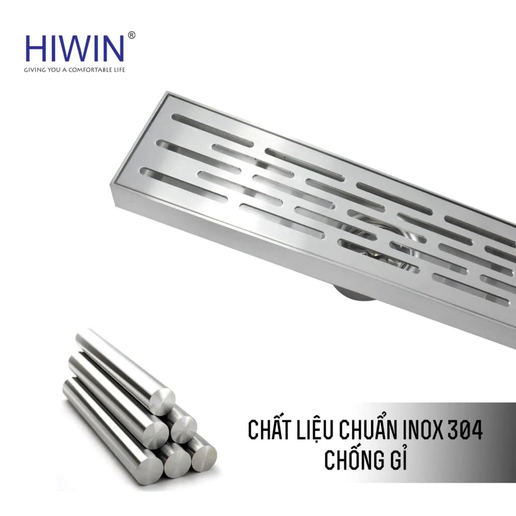 Thoát sàn dài sus304 thoát siêu nhanh Hiwin FD-75302