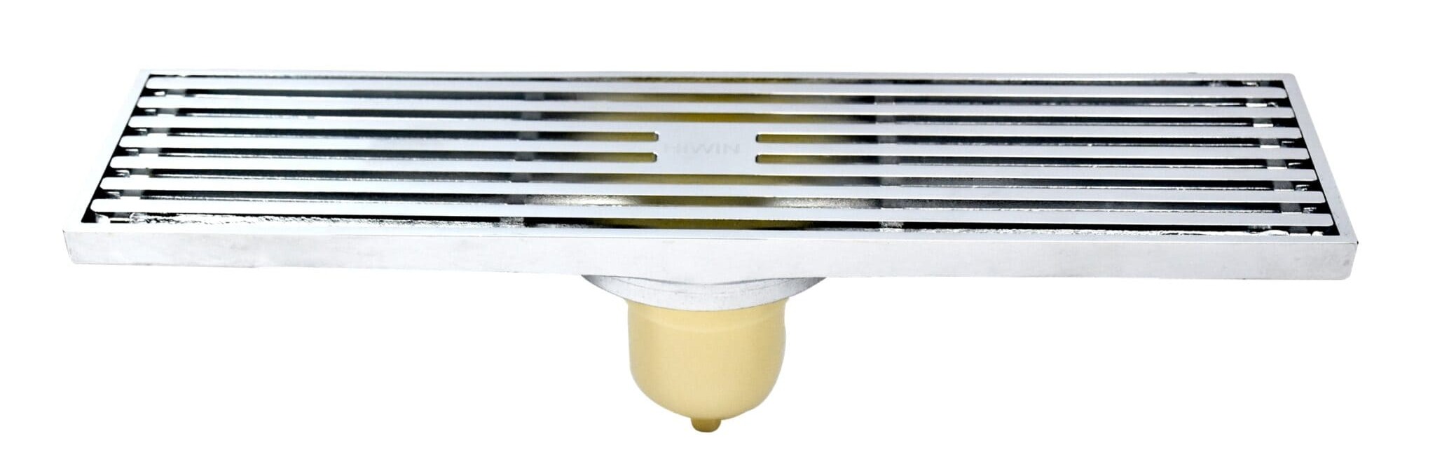 Phễu thu sàn dài thoát nước siêu nhanh, đồng mạ Hiwin FD-4802