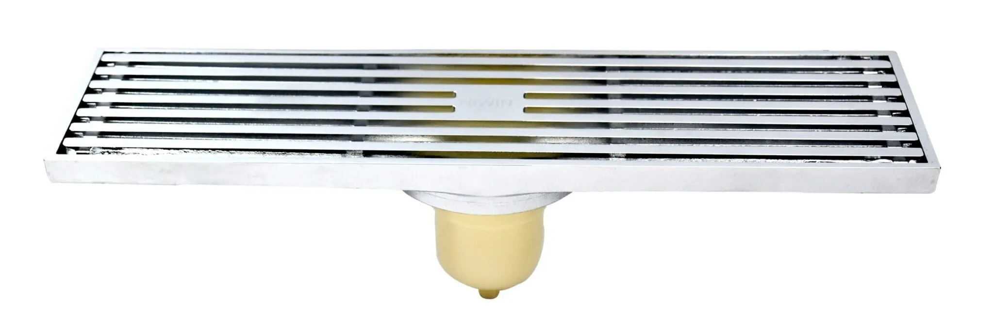 Phễu thu sàn dài thoát nước siêu nhanh, đồng mạ Hiwin FD-4802