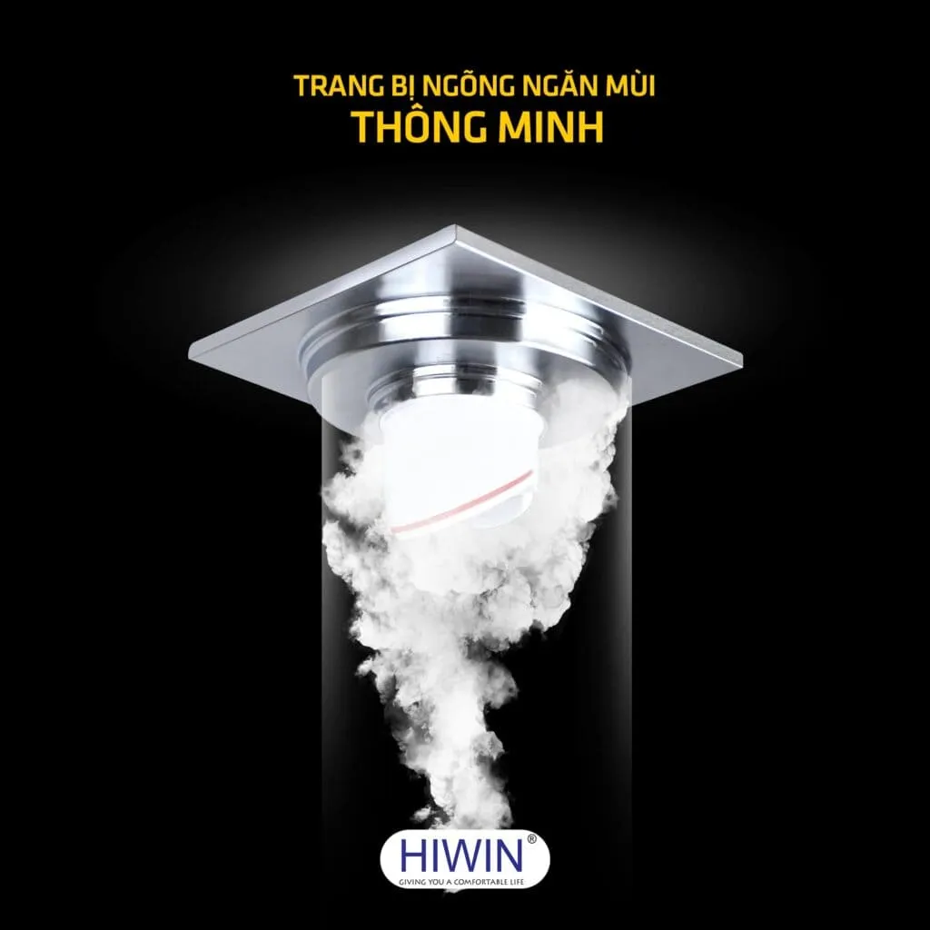 Ga thoát sàn chống hôi thoát nhanh, ngăn mùi, lọc rác Hiwin FD-1119