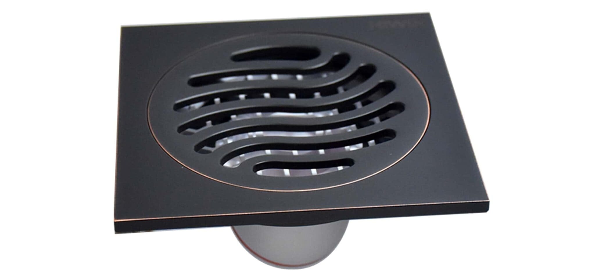 Phễu thu sàn màu đen mờ ngăn mùi hôi 100×100 Hiwin FD-1121B