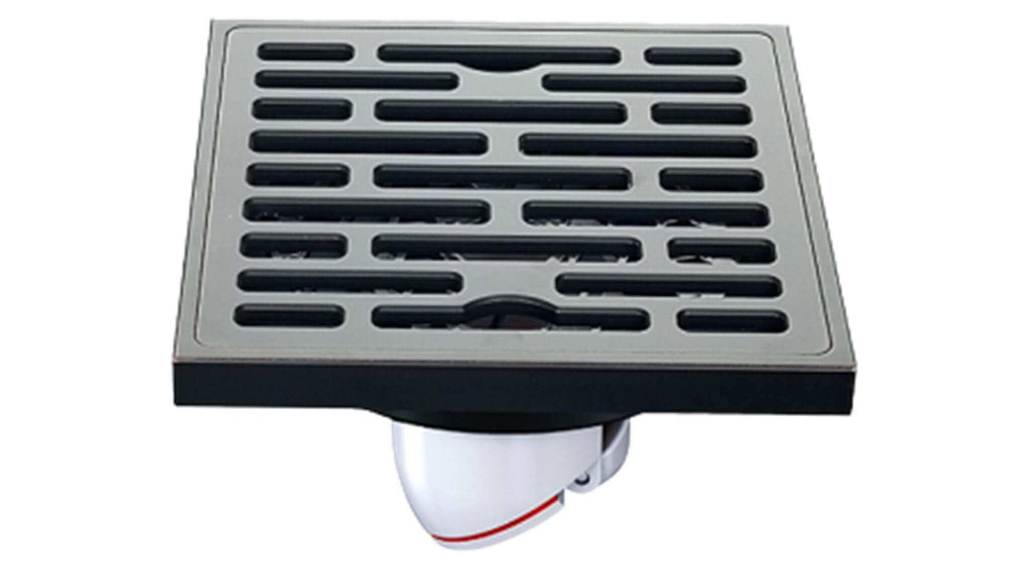 Thoát sàn chống hôi đồng mạ màu đen HIWIN FD-1408B