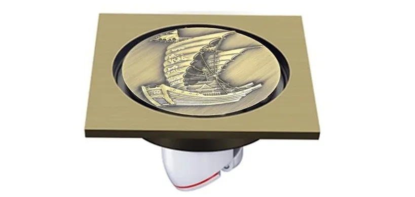 Ga thoát sàn giả cổ hoa văn thuận buồm xuôi gió, ngăn mùi Hiwin FD-1506
