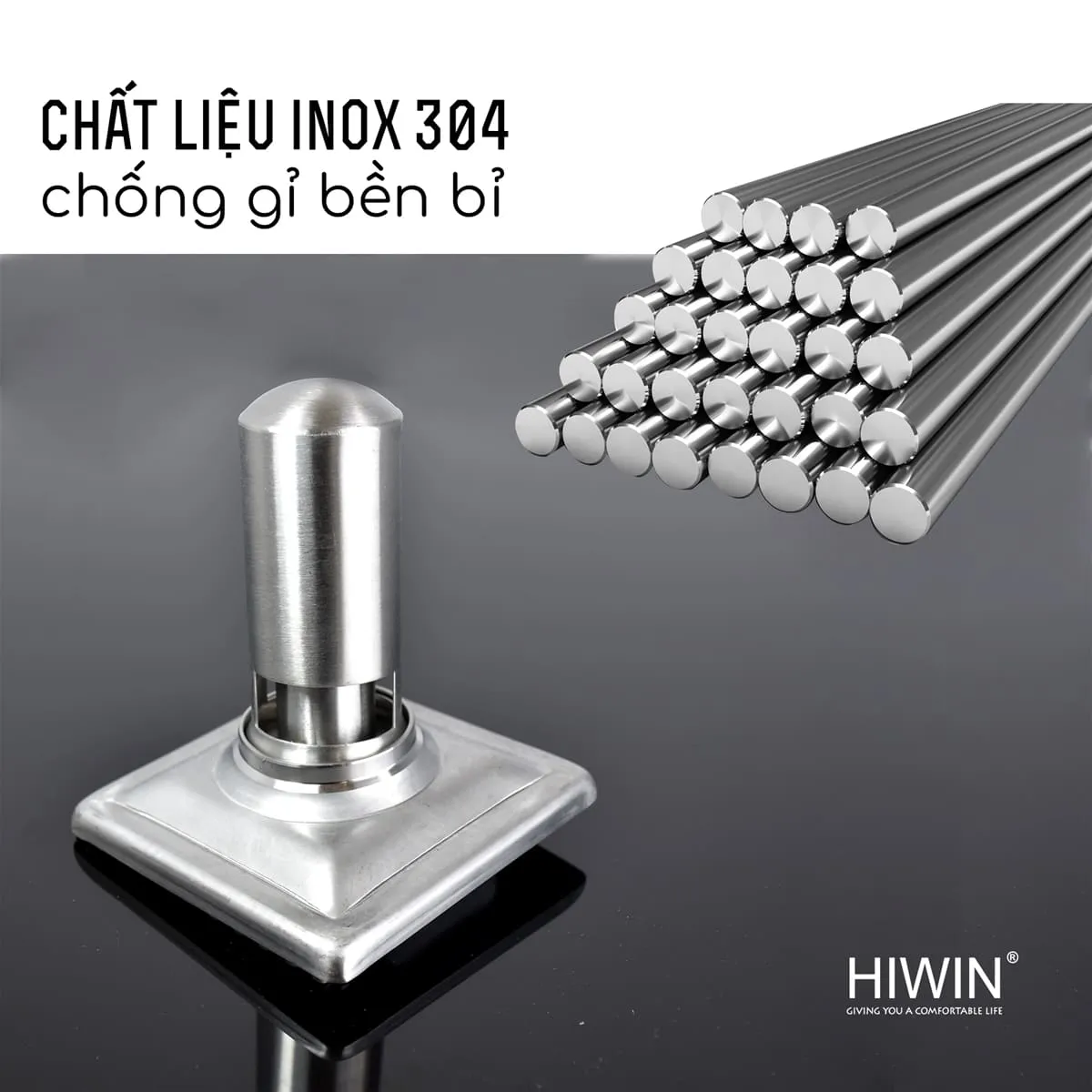Ga thoát sàn đuôi dài thoát nước,ngăn mùi tốt Hiwin FD-431B