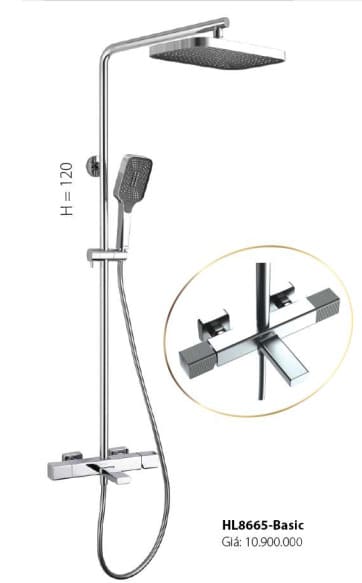 Sen tắm cây đứng nóng lạnh Hilux HL8665-Basic