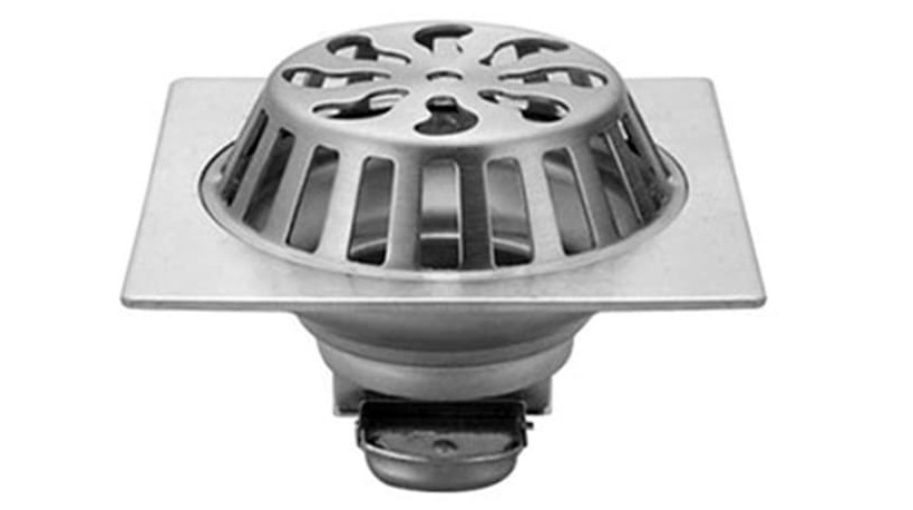 Cầu chắn rác phi 76 inox 304 cao cấp mặt xước mờ Hiwin FD-76