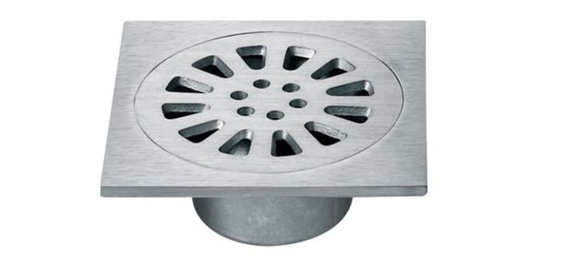 Thoát sàn đúc liền khối inox 304 cao cấp siêu dày dặn Hiwin FD-010