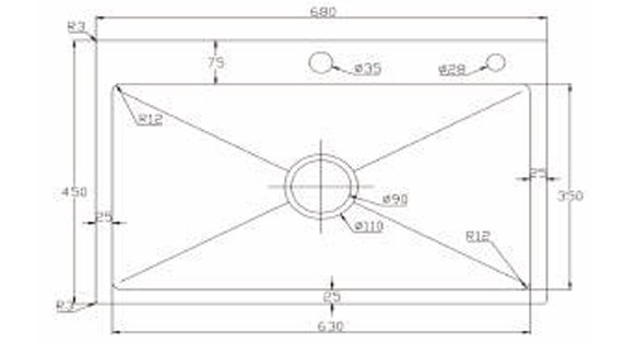 Chậu rửa chén Kagol K6845