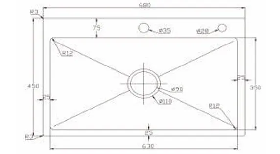 Chậu rửa chén Kagol K6845