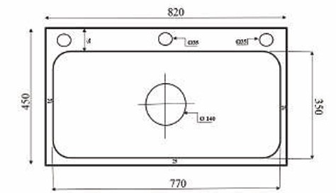 Chậu rửa chén Kagol K8245
