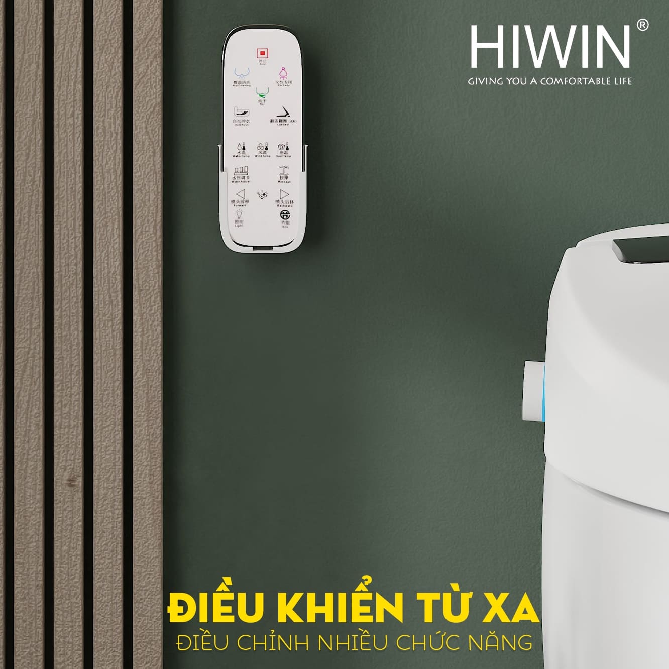 Bồn cầu thông minh cao cấp Hiwin MT-888