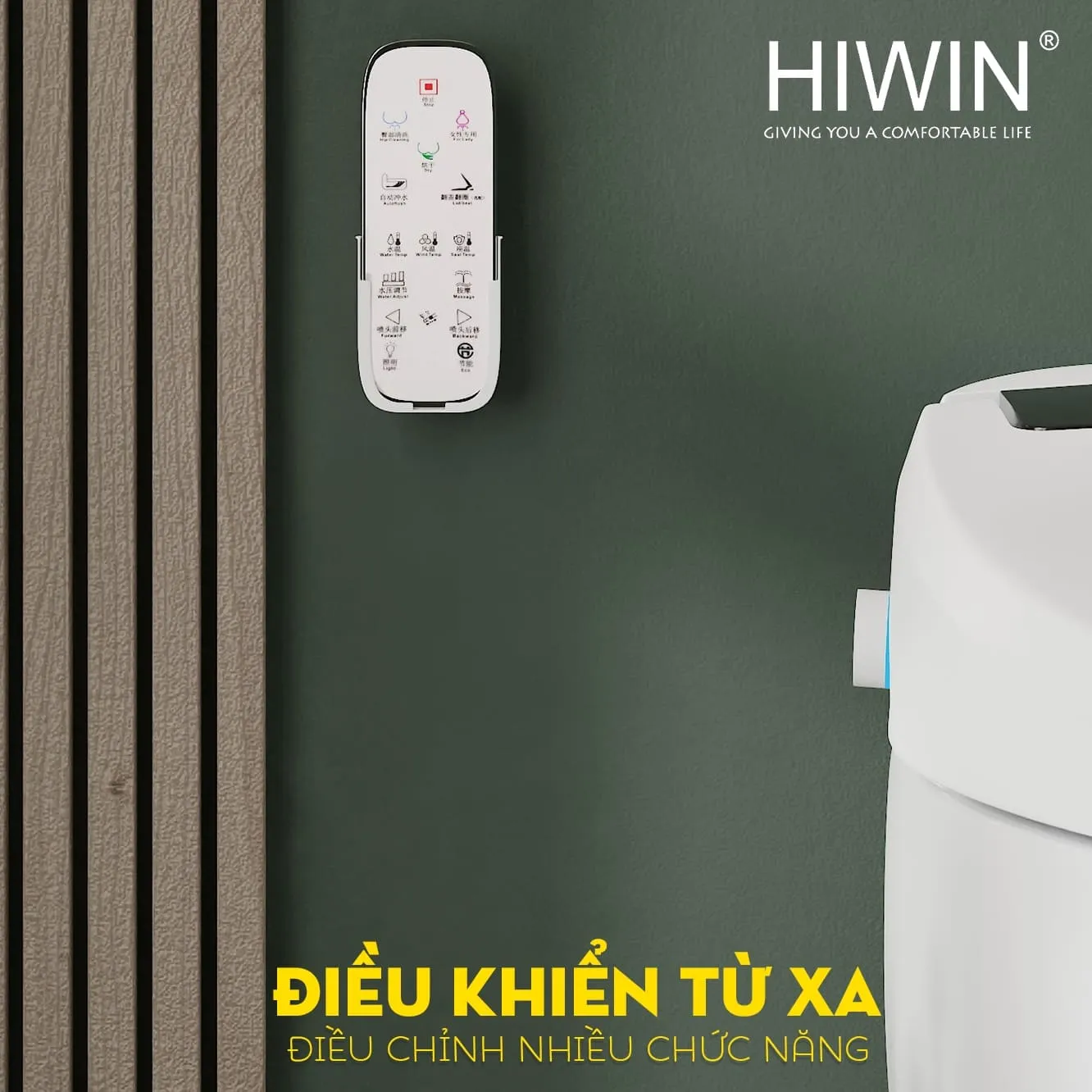Bồn cầu thông minh cao cấp Hiwin MT-888