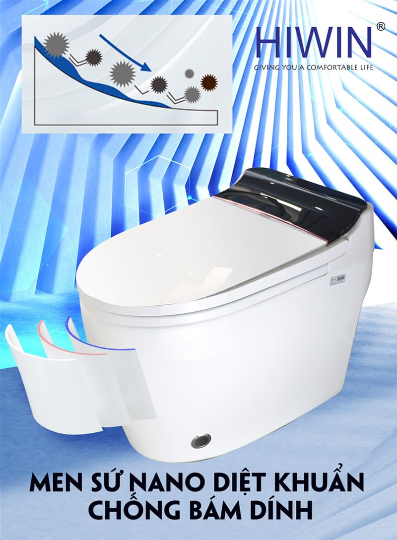 Bồn cầu thông minh cao cấp Hiwin MT-888