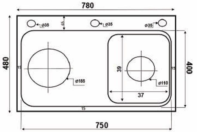 Chậu rửa chén Kagol K7848 NV304