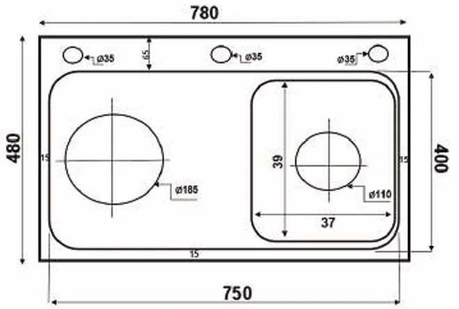 Chậu rửa chén Kagol K7848 NV304