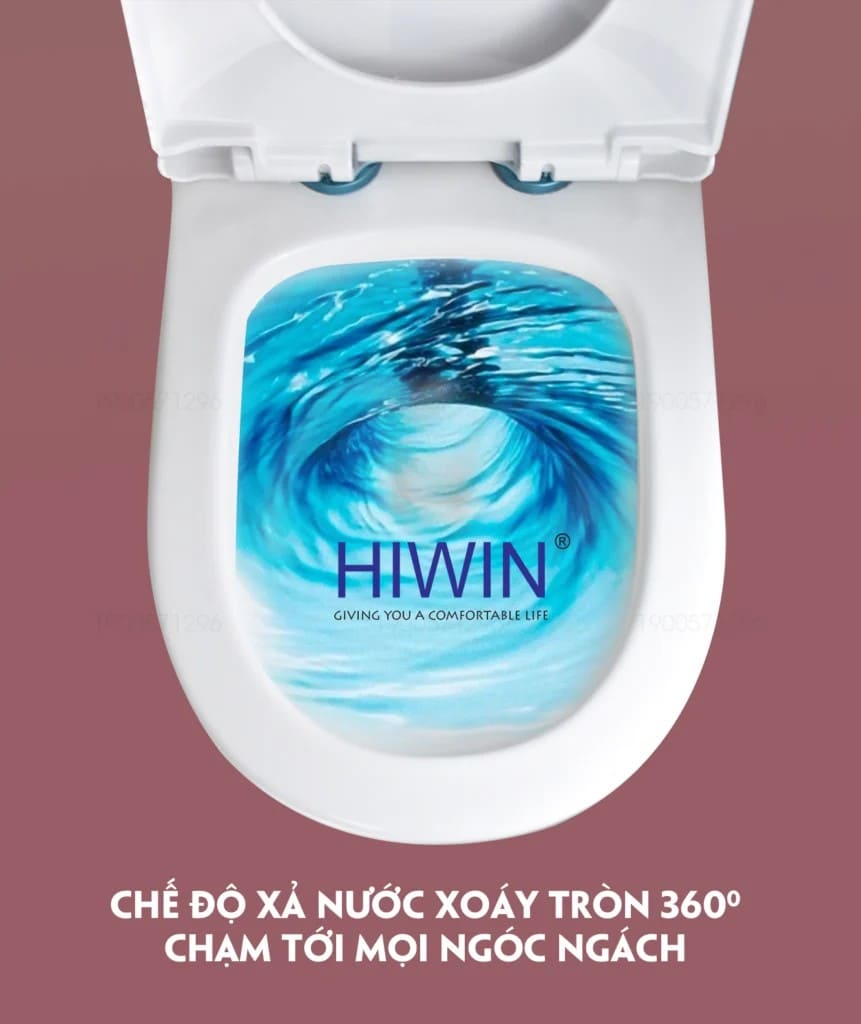 Bồn cầu nguyên khối cao cấp HIWIN MT-2060