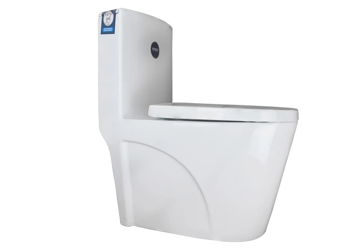 Bồn cầu 1 khối nắp rơi êm Viglacera V829