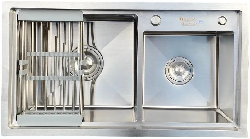 Chậu rửa bát Kagol K8245 BT lệch 304