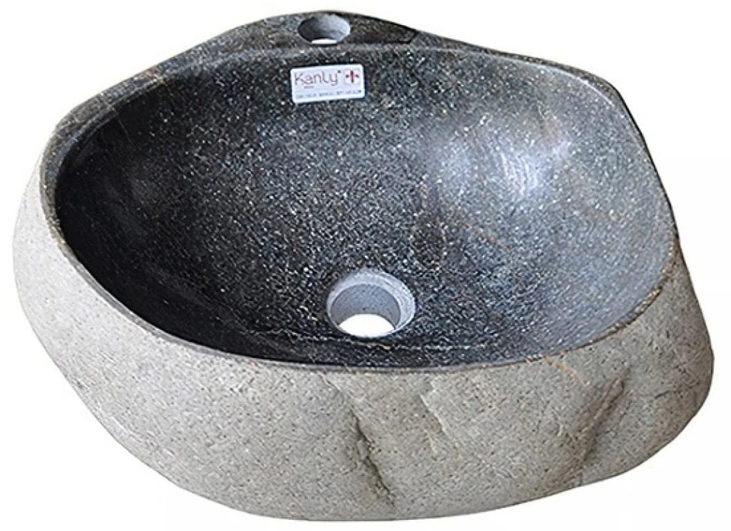 Chậu lavabo bằng đá tự nhiên Kanly MAR25Bi