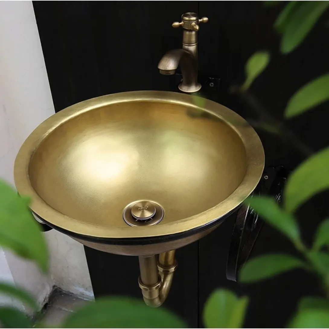 Chậu lavabo đặt bàn bằng đồng Kanly BL0222