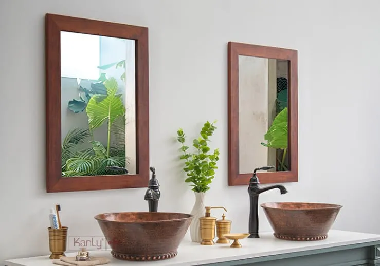 Chậu Rửa Lavabo Đặt Bàn Đồng Thau Kanly BL5222