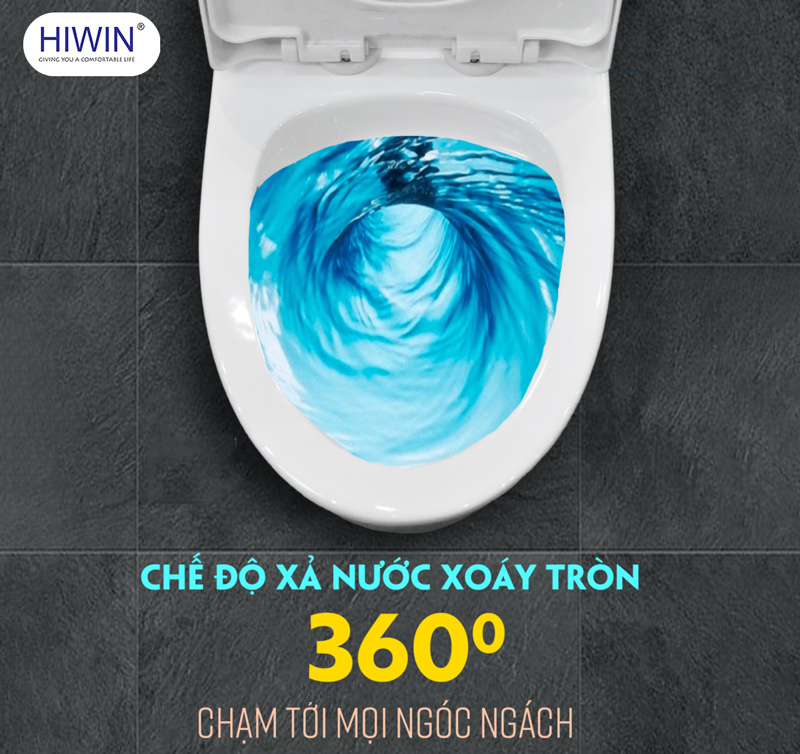 Bồn cầu nguyên khối cao cấp HIWIN MT-2060