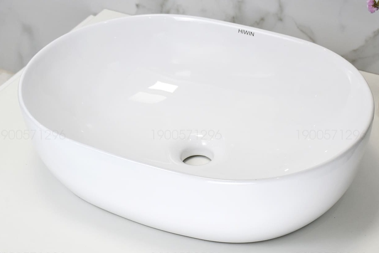 Chậu rửa mặt dương bàn lavabo đặt bàn cao cấp HIWIN LP-8215