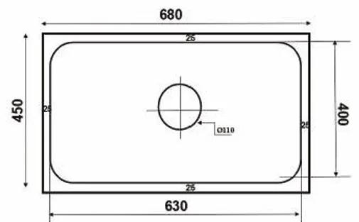 Chậu rửa chén Kagol KND6845 AB