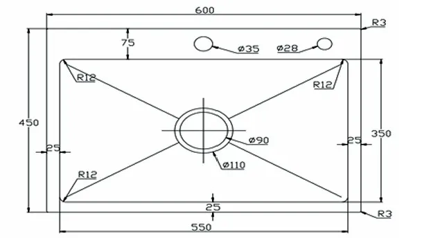 Chậu rửa chén Kagol KND6045