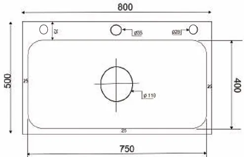 Chậu rửa chén Kagol KND8050